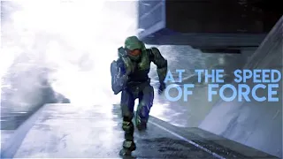 Master Chief at the Speed of Force - Halo Justice League Style