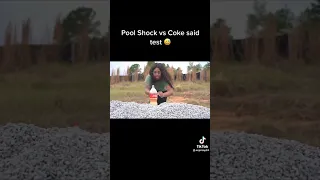 Pool shock vs coke