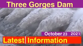 China Three Gorges Dam ● Full of Garbage !? October 21, 2021  over 173 meters ●Water Level and Flood