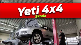 Діагностика ходової на СТО Skoda Yeti 2016 DSG 1.8 TSi 4x4 перевірка огляд картера Авопідбір Україна