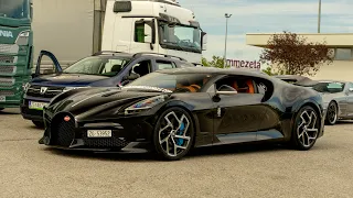 €16.7M BUGATTI LA VOITURE NOIRE Sound! - Revs, Launch Control and Accelerations!