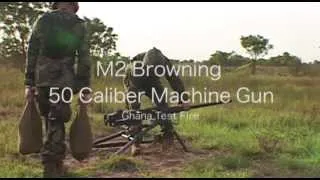 M2 Browning .50 Caliber Machine Gun Live Fire USMC