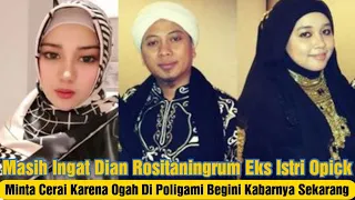 Ingat Dian Rositaningrum? Eks Istri Opick yang Minta Cerai karena Menolak Dipoligami, Nasibnya  ??