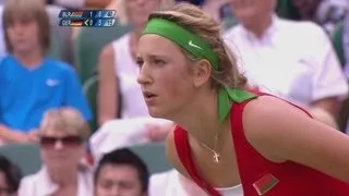 Azarenka  (BLR) v Kerber (GER) Women's Tennis Quarter-Final Replay - London 2012 Olympics