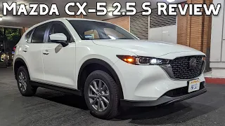 2023 Mazda CX5 2.5 S Base Model Full Review -- Cargo Measurements, Passenger Room, Safety Features