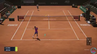 Tiebreak gameplay - Carlos Alcaraz vs. Grigor Dimitrov - Hard Difficulty - PC (Early access 4)