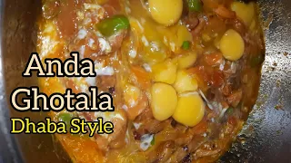 Dhaba Style Anda Ghotala | Quick Recipe #shorts