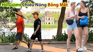 Vòng Quanh Hồ Gươm Chiều Nắng Đỏ Lửa - Ho Guom Lake