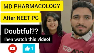 DOUBT REGARDING MD PHARMACOLOGY AS CAREER AFTER NEET PG COUNSELING?