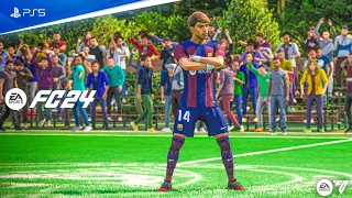 FIFA 24 VOLTA - Barcelona vs PSG Ft. Joao Felix, Mbappe, | PS5™ [4K60]