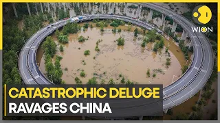 Torrential rains in china bring devastation, leave residents stranded amid floods