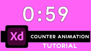 How to animate numbers in XD - Adobe XD Tutorial
