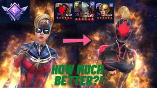 T3 CAPTAIN MARVEL (The Last Avenger vs Endgame) SQUAD BATTLE META and that's about it - MFF