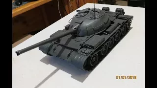 Изготовление танка Т-55 в масштабе 1:16 из скульптурного пластилина. Часть 4