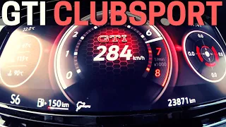 VW Golf 8 GTI Clubsport 45 TOP SPEED 🚀