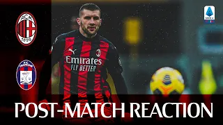 #MilanCrotone | Post-match reactions