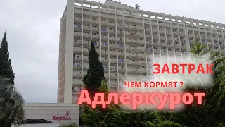 NEW завтрак Адлеркурорт. Шведский стол. Отзыв. Курортный городок.