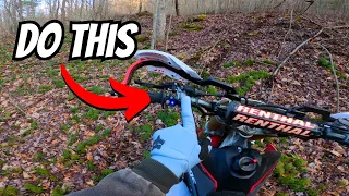 I Regret Not Doing This Sooner | CRF450RX Trail Riding