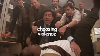 every day Michael Scott wakes up and chooses violence | The Office U.S. | Comedy Bites