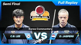 Semi Final - Choong Bok LEE vs Dick JASPERS (Veghel World Cup 3-Cushion 2022)