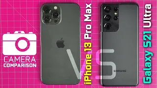 iPhone 13 Pro Max vs Samsung S21 Ultra- 4k 60FPS Camera Comparison