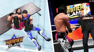 WWE 2K20 SIMULATION: Seth Rollins vs Dominik Mysterio | SummerSlam 2020 HIGHLIGHTS