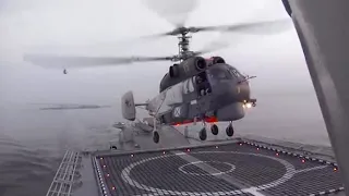 Russian Navy Ka-27 training in the Baltic Sea