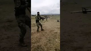чеченец с пулемотем тактическая стрельба