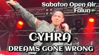 Cyhra - Dreams Gone Wrong @Sabaton Open Air, Falun🇸🇪 August 4, 2022 LIVE HDR 4K