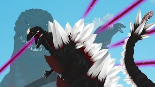 SHIN SPACE GODZILLA !! | Shin Godzilla fusion Space Godzilla | PANDY Animation 35