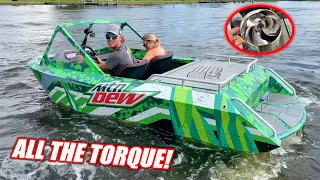 We Modified Our Supercharged Mini Jet Boats and They Freaking FLY!!! (Massive Jet Roost)