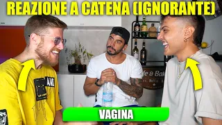 REAZIONE A CATENA (IGNORANTISSIMO) con Awed & Dadda - NON HO MAI VISTO DELLE PERSONE COSÌ STUPIDE!