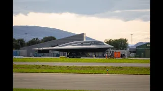 Superbombeflyet B-2 Spirit på Ørland flystasjon