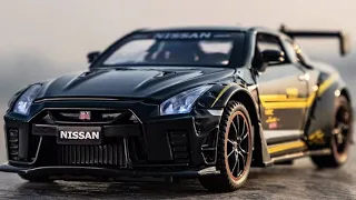 Nissan GTR R35 1:32 Racing car Model Unboxing RC Nissan Diecasts Toy