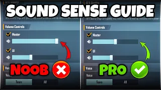 HOW TO IMPROVE SOUND SENSE TO KNOW ENEMY LOCATION🔥BEST BGMI/PUBG MOBILE TIPS & TRICKS.