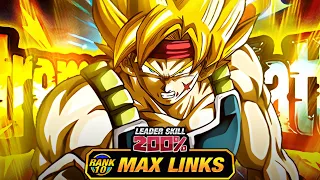 DECENT! LEVEL 10 LINKS 100% EZA WT INT SSJ BARDOCK! (DBZ: Dokkan Battle)