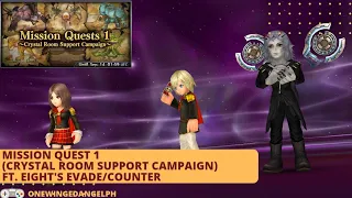 DFFOO GL - Mission Quest 1 (I) (Crystal Room Support Campaign) SHINRYU