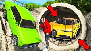 НАШЕЛ САМУЮ БЫСТРУЮ BUGATTI В СЕКРЕТНОМ ТУННЕЛЕ! ПРЯЧЬ И ИЩИ В GTA 5 ONLINE!