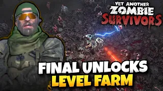 Final Unlocks and Training Points Farm | Yet Another Zombie Survivors