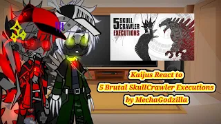 // Kaijus react to 5 Brutal Skullclawer Executions by MechaGodzilla // By Goji Center //