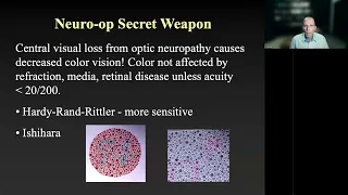 Lecture: Approach to the Patient With Unexplained Visual Loss