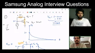 Analog Samsung Interview Question Part 1