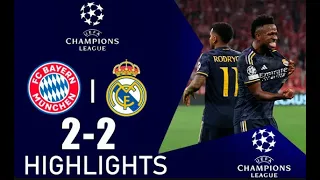 Bayern Munich vs Real Madrid 2 2 Highlights & All Goals Champions League Match Real Bayern 2024 HD 1