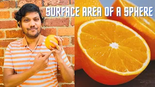 Surface Area of a Sphere explained in easy way | no need to memorise