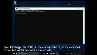 How to easily trigger a BSOD with Command Prompt in Windows 10.