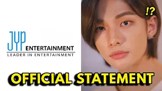 JYP Official Statement Confirm Stray Kids Hyunjin Future Activities With The Group
