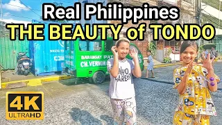 EXPLORING UNSEEN SIDE in GAGALANGIN TONDO MANILA Philippines [4K] 🇵🇭