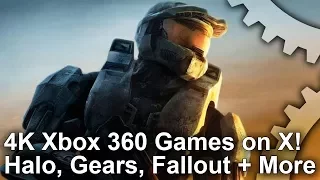 4K Xbox 360 Games Tested on Xbox One X! Halo 3, Gears 3, Fallout 3, Assassin's Creed + More