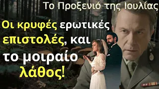 Το προξενιό της Ιουλίας Spoiler: Οι κρυφές ερωτικές επιστολές, και το μοιραίο λάθος!