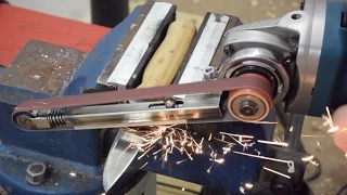 How to make a Power File (with basic tools) | Angle Grinder Hack | Grinder Attachment